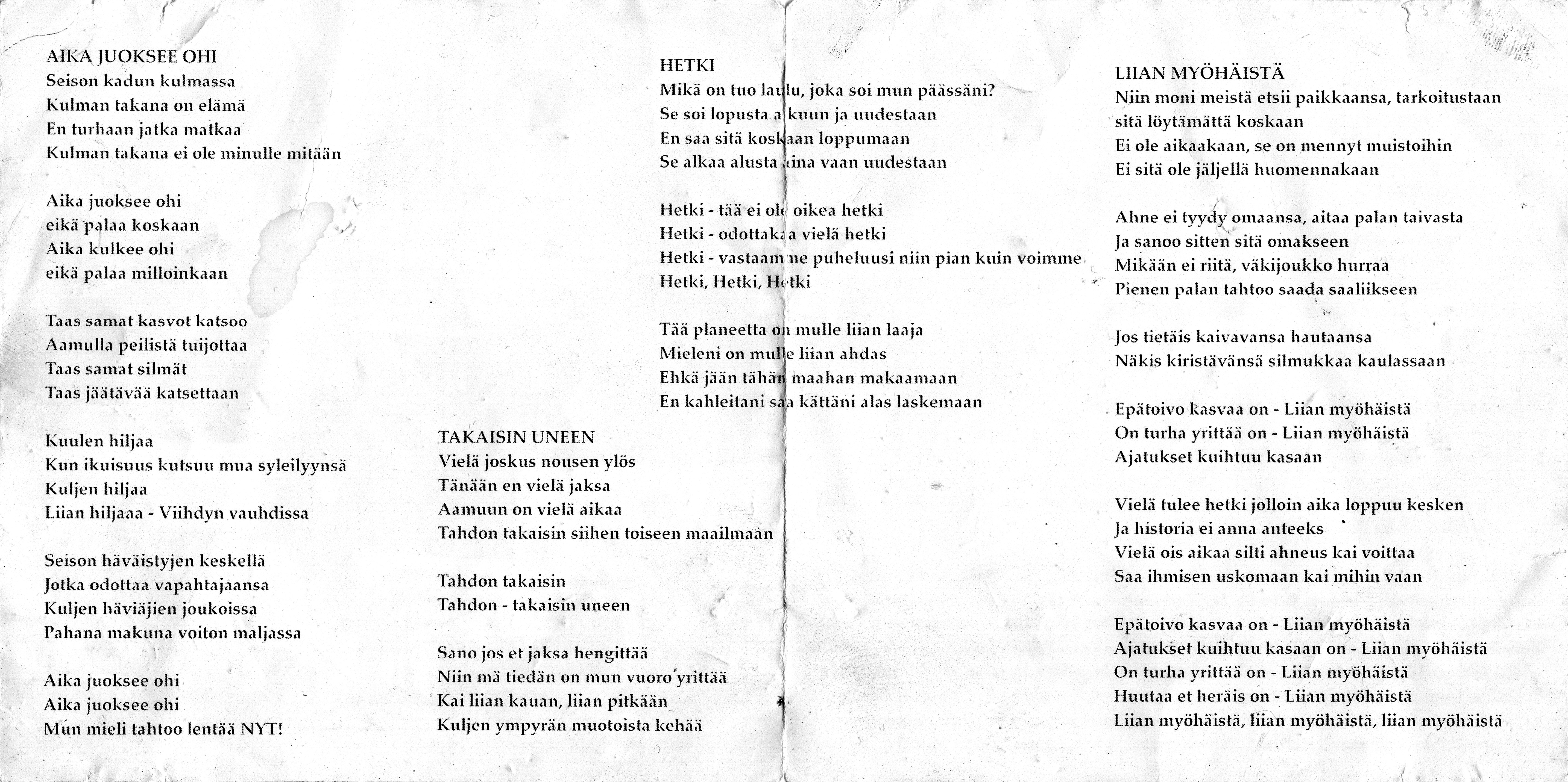 Booklet